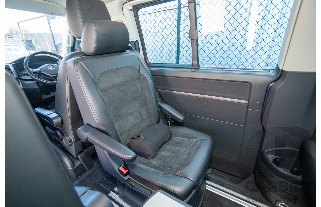 05/2017 Volkswagen Multivan Comfortline TDI340 T6 MY17.5 4D Wagon Acapulco Blue Metallic 2.0L Turbo Diesel - 7 Seats