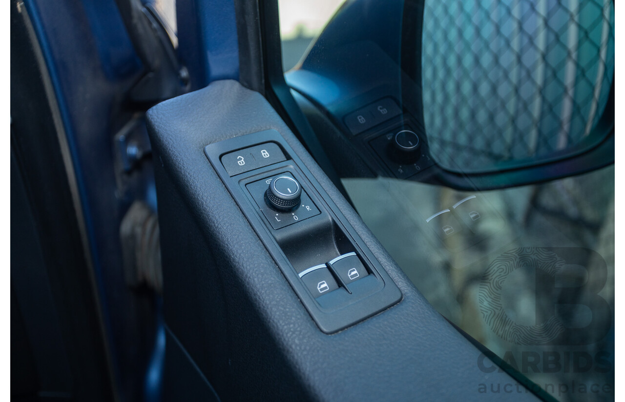 05/2017 Volkswagen Multivan Comfortline TDI340 T6 MY17.5 4D Wagon Acapulco Blue Metallic 2.0L Turbo Diesel - 7 Seats