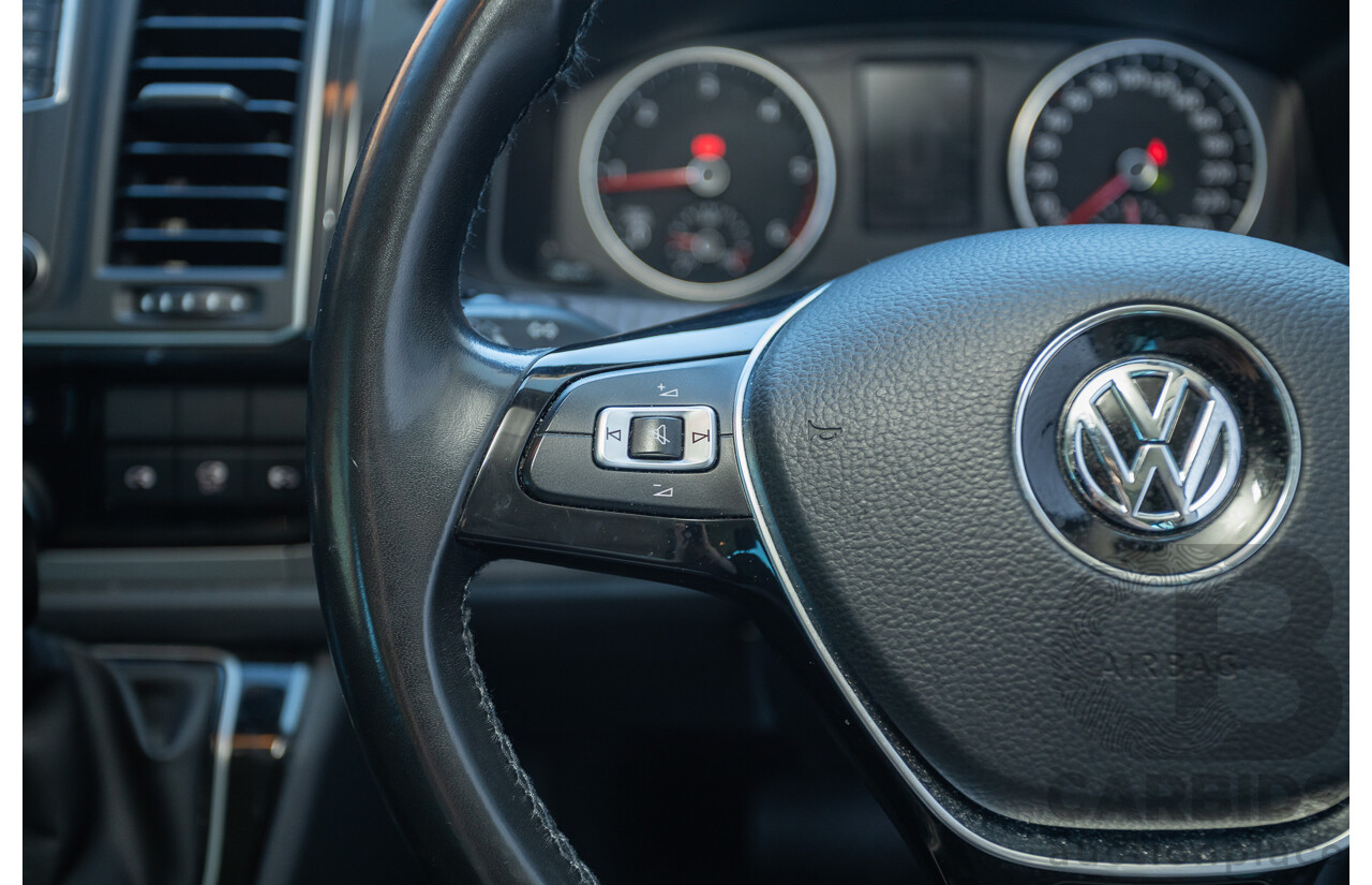 05/2017 Volkswagen Multivan Comfortline TDI340 T6 MY17.5 4D Wagon Acapulco Blue Metallic 2.0L Turbo Diesel - 7 Seats