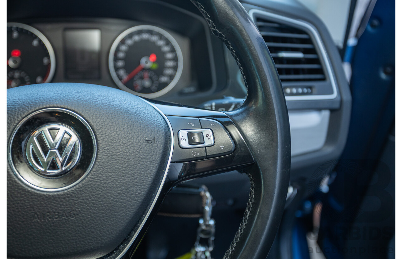 05/2017 Volkswagen Multivan Comfortline TDI340 T6 MY17.5 4D Wagon Acapulco Blue Metallic 2.0L Turbo Diesel - 7 Seats