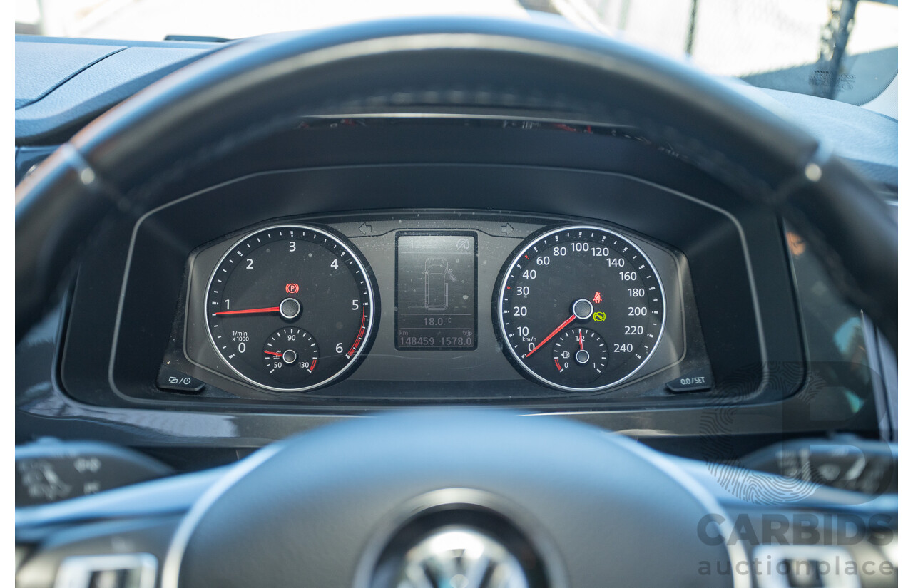 05/2017 Volkswagen Multivan Comfortline TDI340 T6 MY17.5 4D Wagon Acapulco Blue Metallic 2.0L Turbo Diesel - 7 Seats