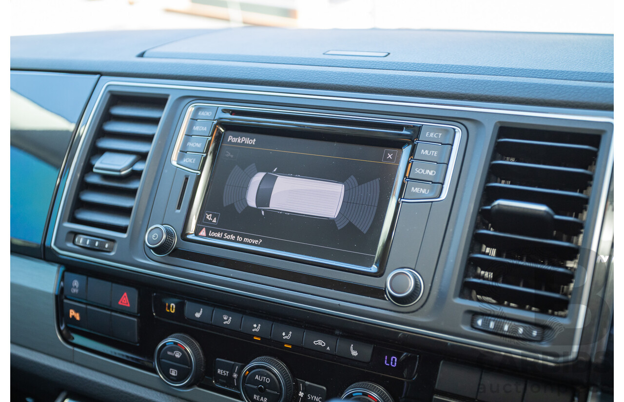 05/2017 Volkswagen Multivan Comfortline TDI340 T6 MY17.5 4D Wagon Acapulco Blue Metallic 2.0L Turbo Diesel - 7 Seats