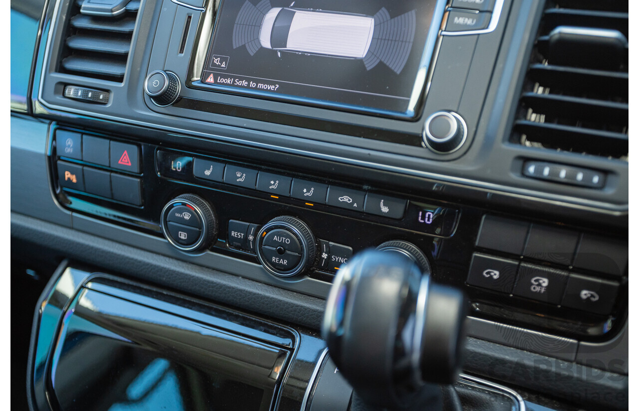 05/2017 Volkswagen Multivan Comfortline TDI340 T6 MY17.5 4D Wagon Acapulco Blue Metallic 2.0L Turbo Diesel - 7 Seats