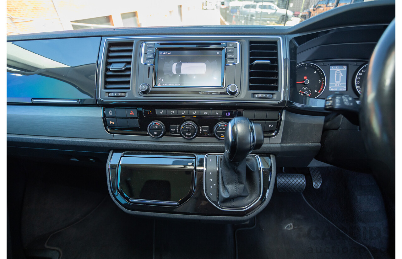 05/2017 Volkswagen Multivan Comfortline TDI340 T6 MY17.5 4D Wagon Acapulco Blue Metallic 2.0L Turbo Diesel - 7 Seats