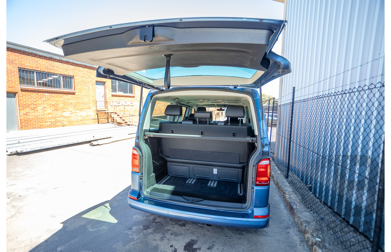 05/2017 Volkswagen Multivan Comfortline TDI340 T6 MY17.5 4D Wagon Acapulco Blue Metallic 2.0L Turbo Diesel - 7 Seats