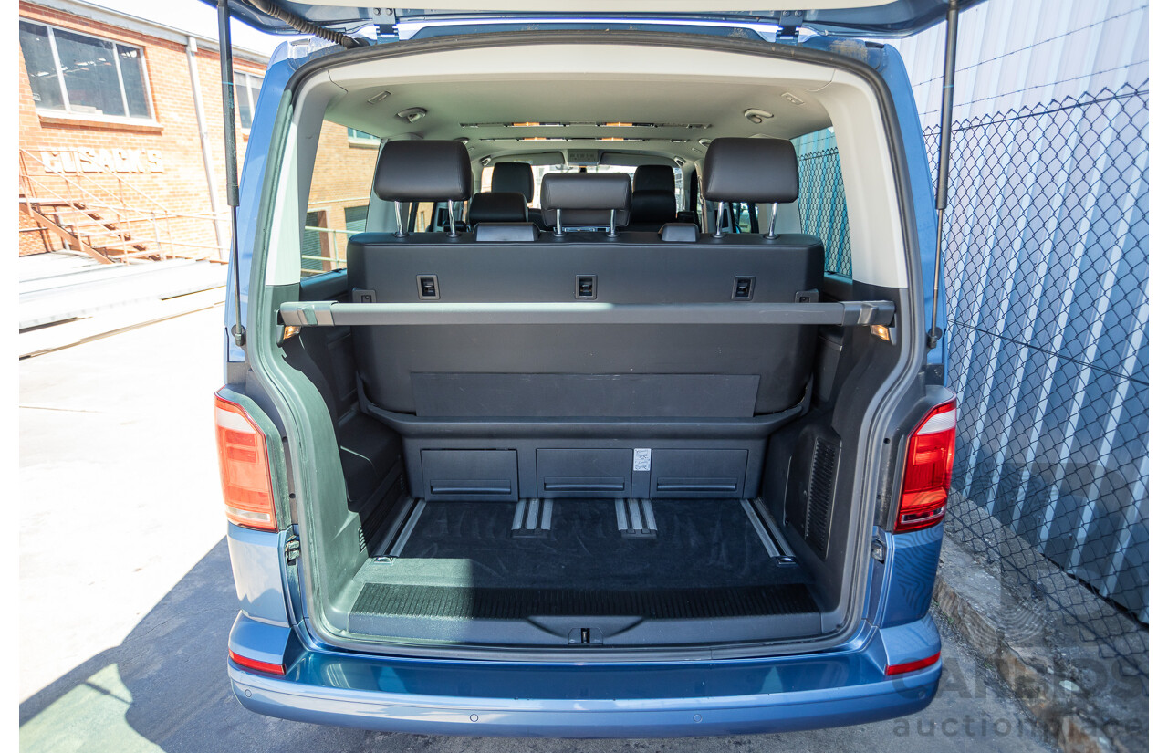 05/2017 Volkswagen Multivan Comfortline TDI340 T6 MY17.5 4D Wagon Acapulco Blue Metallic 2.0L Turbo Diesel - 7 Seats