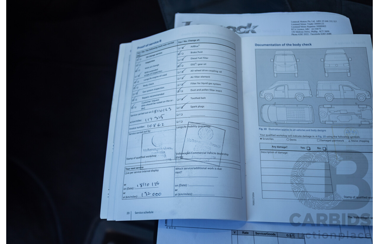 05/2017 Volkswagen Multivan Comfortline TDI340 T6 MY17.5 4D Wagon Acapulco Blue Metallic 2.0L Turbo Diesel - 7 Seats