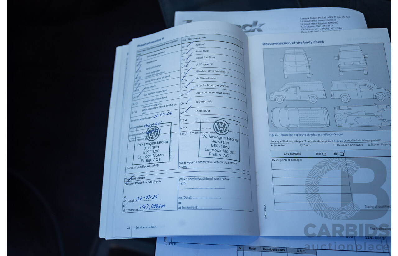 05/2017 Volkswagen Multivan Comfortline TDI340 T6 MY17.5 4D Wagon Acapulco Blue Metallic 2.0L Turbo Diesel - 7 Seats