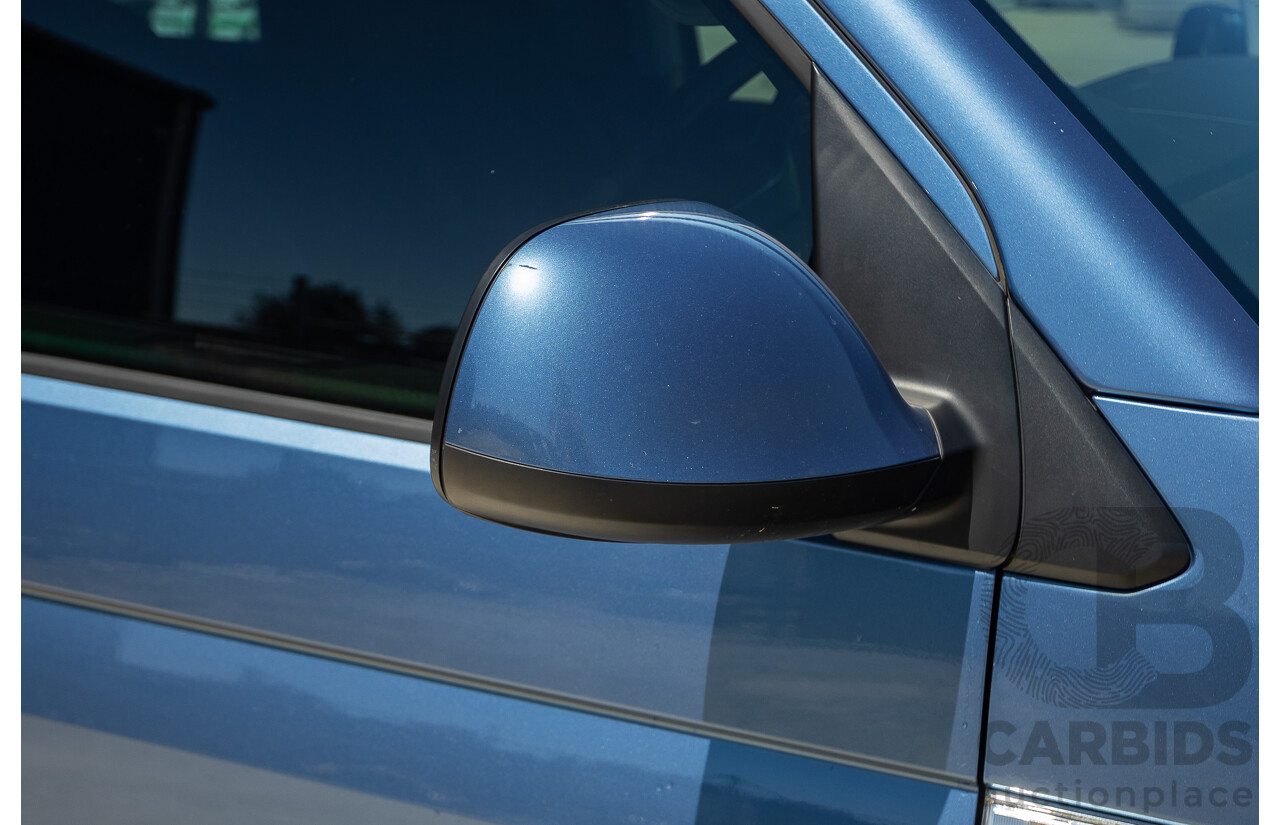 05/2017 Volkswagen Multivan Comfortline TDI340 T6 MY17.5 4D Wagon Acapulco Blue Metallic 2.0L Turbo Diesel - 7 Seats