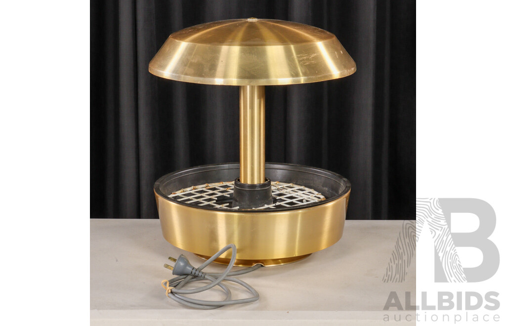 Mid Century Beam Indoor Garden Lamp with Anodized Aluminium Detail by NEBAUER METAL SPINNING PTY. LTD