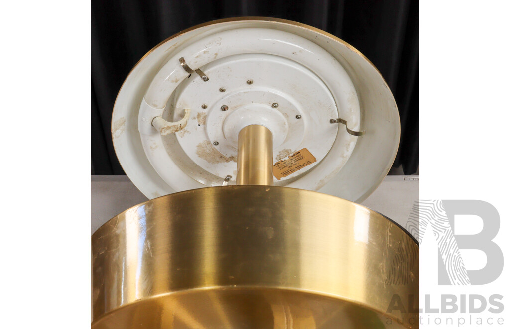 Mid Century Beam Indoor Garden Lamp with Anodized Aluminium Detail by NEBAUER METAL SPINNING PTY. LTD