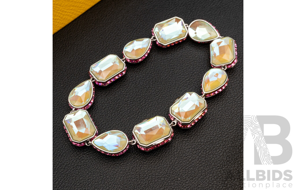 Swarovski Orbita Reversible Multicolor Crystal Bracelet