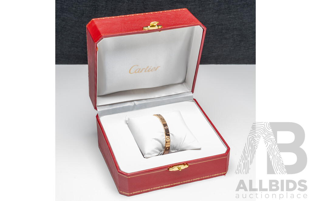 Cartier Love Bracelet in Box with Tool - Not Authentic