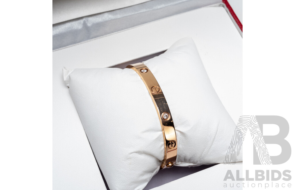 Cartier Love Bracelet in Box with Tool - Not Authentic