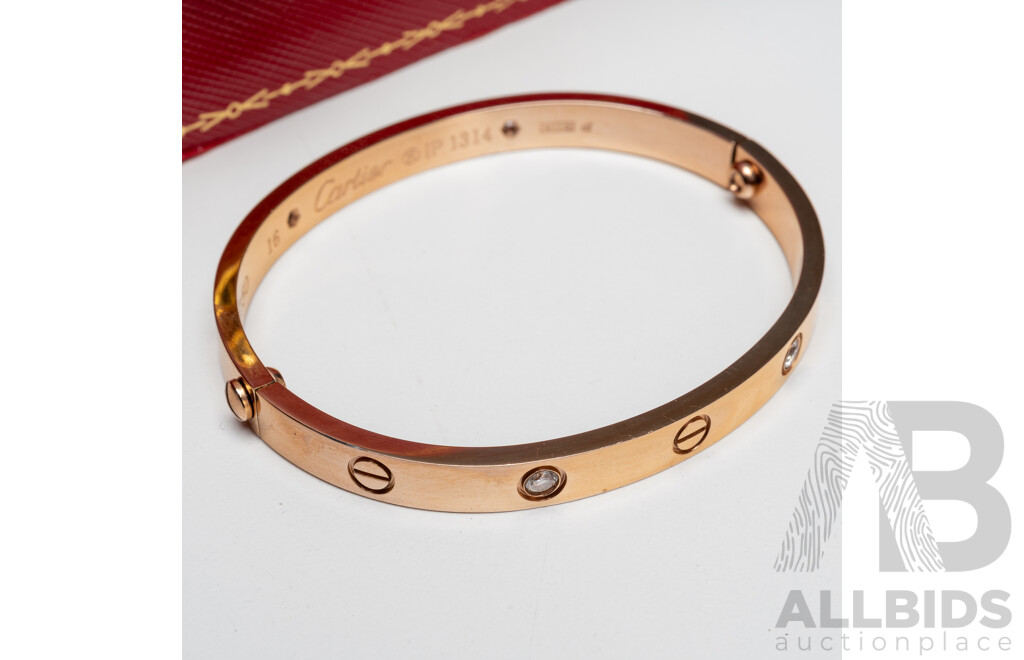Cartier Love Bracelet in Box with Tool - Not Authentic