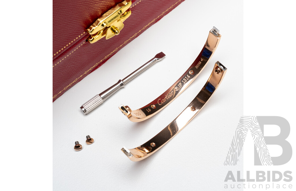 Cartier Love Bracelet in Box with Tool - Not Authentic