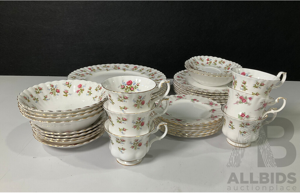 38 Piece Dinner Set by Winsome Royal Albert Made in England