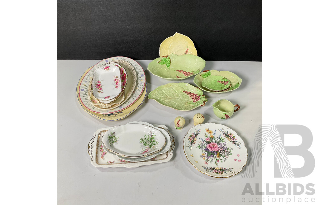 17 Piece Collection of Tableware Made in England