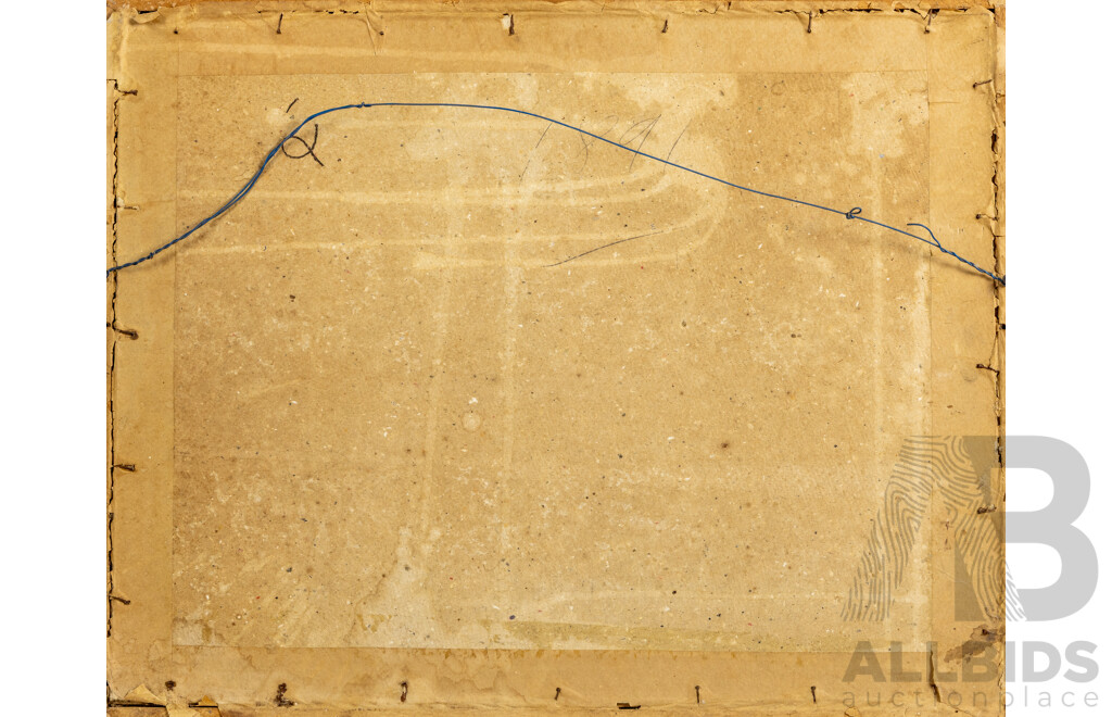 (After) Utagawa Kuniyoshi (19th Century, Japanese, 1797-1861), View of the Miyatogawa, Antique Woodblock Print, 38 x 49 cm (frame)