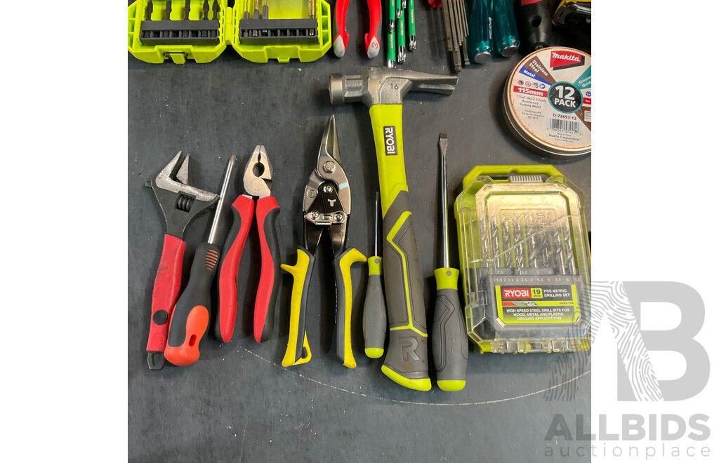 Assorted Hand Tools in the Carry Bag