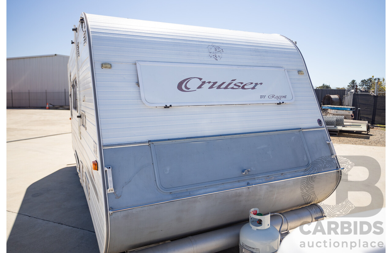 08/2001 Regent Cruiser 19ft Caravan Trailer  - White