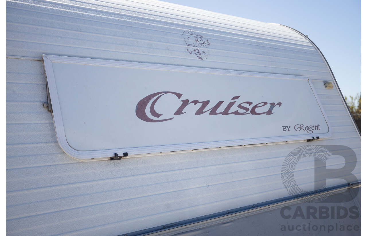 08/2001 Regent Cruiser 19ft Caravan Trailer  - White