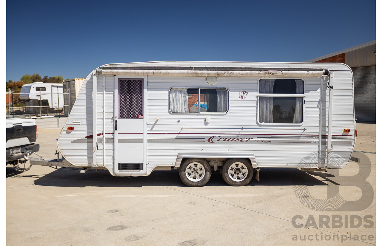 08/2001 Regent Cruiser 19ft Caravan Trailer  - White