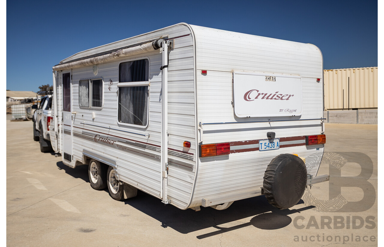 08/2001 Regent Cruiser 19ft Caravan Trailer  - White