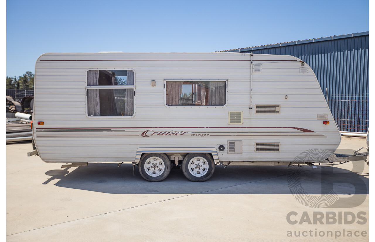 08/2001 Regent Cruiser 19ft Caravan Trailer  - White