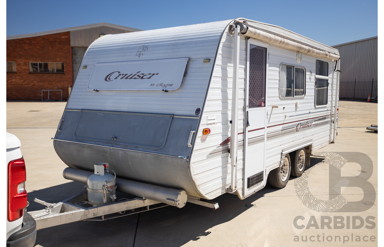 08/2001 Regent Cruiser 19ft Caravan Trailer  - White