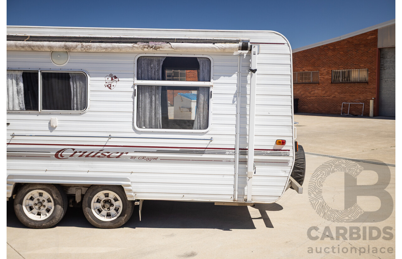 08/2001 Regent Cruiser 19ft Caravan Trailer  - White
