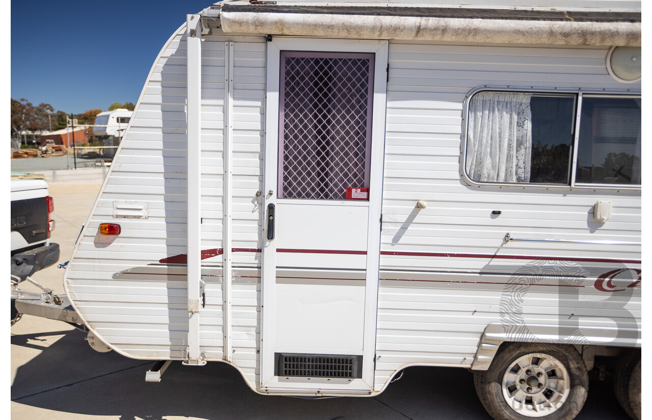 08/2001 Regent Cruiser 19ft Caravan Trailer  - White