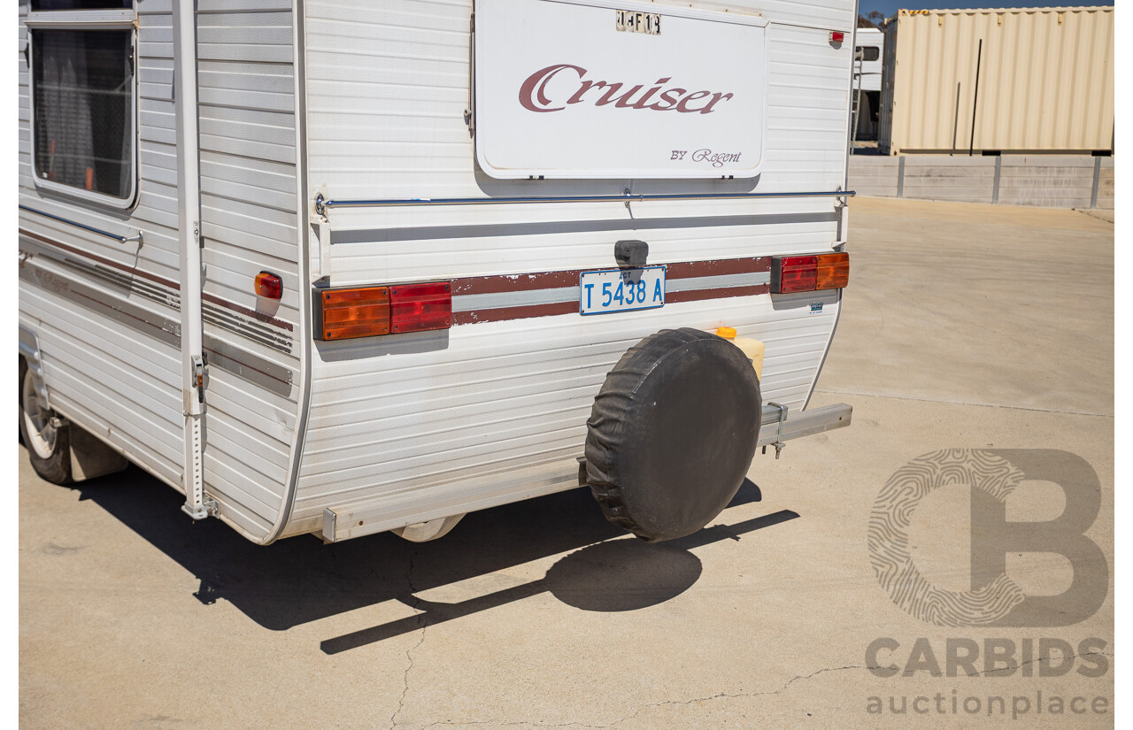 08/2001 Regent Cruiser 19ft Caravan Trailer  - White