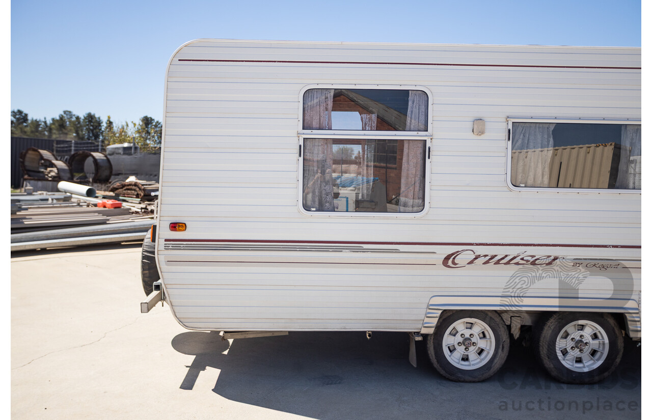 08/2001 Regent Cruiser 19ft Caravan Trailer  - White