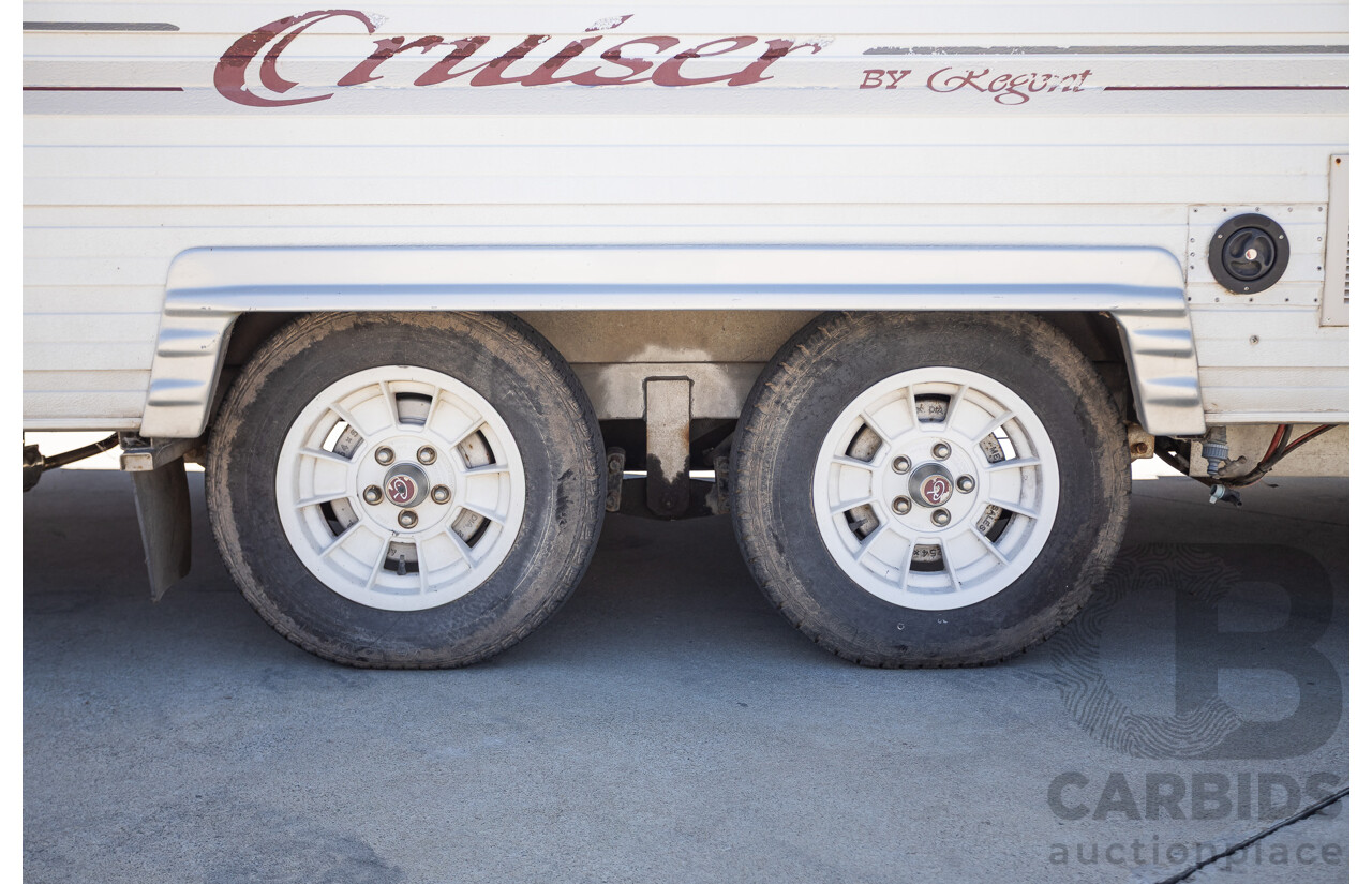 08/2001 Regent Cruiser 19ft Caravan Trailer  - White