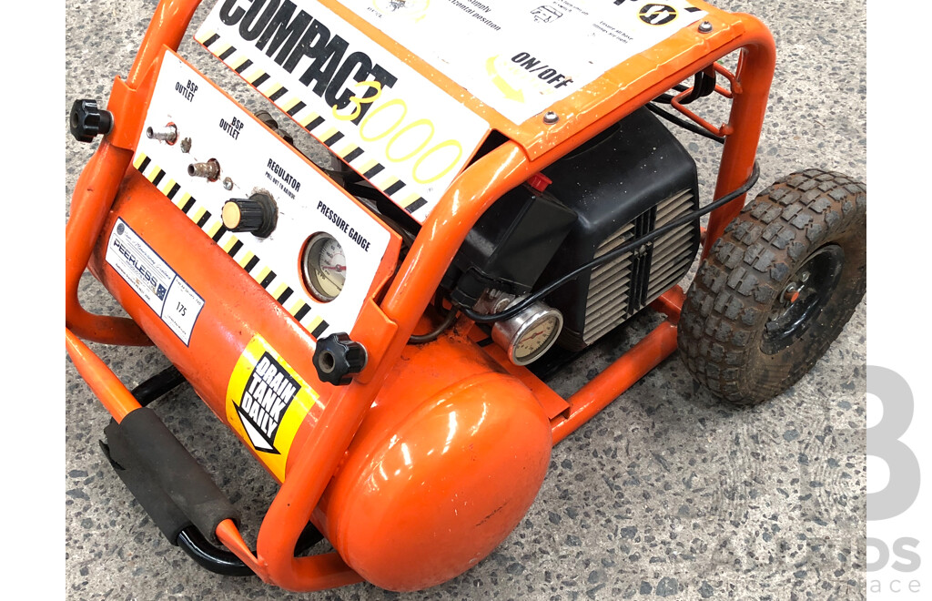 Compact 3000 Roll Cage Electric Air Compressor