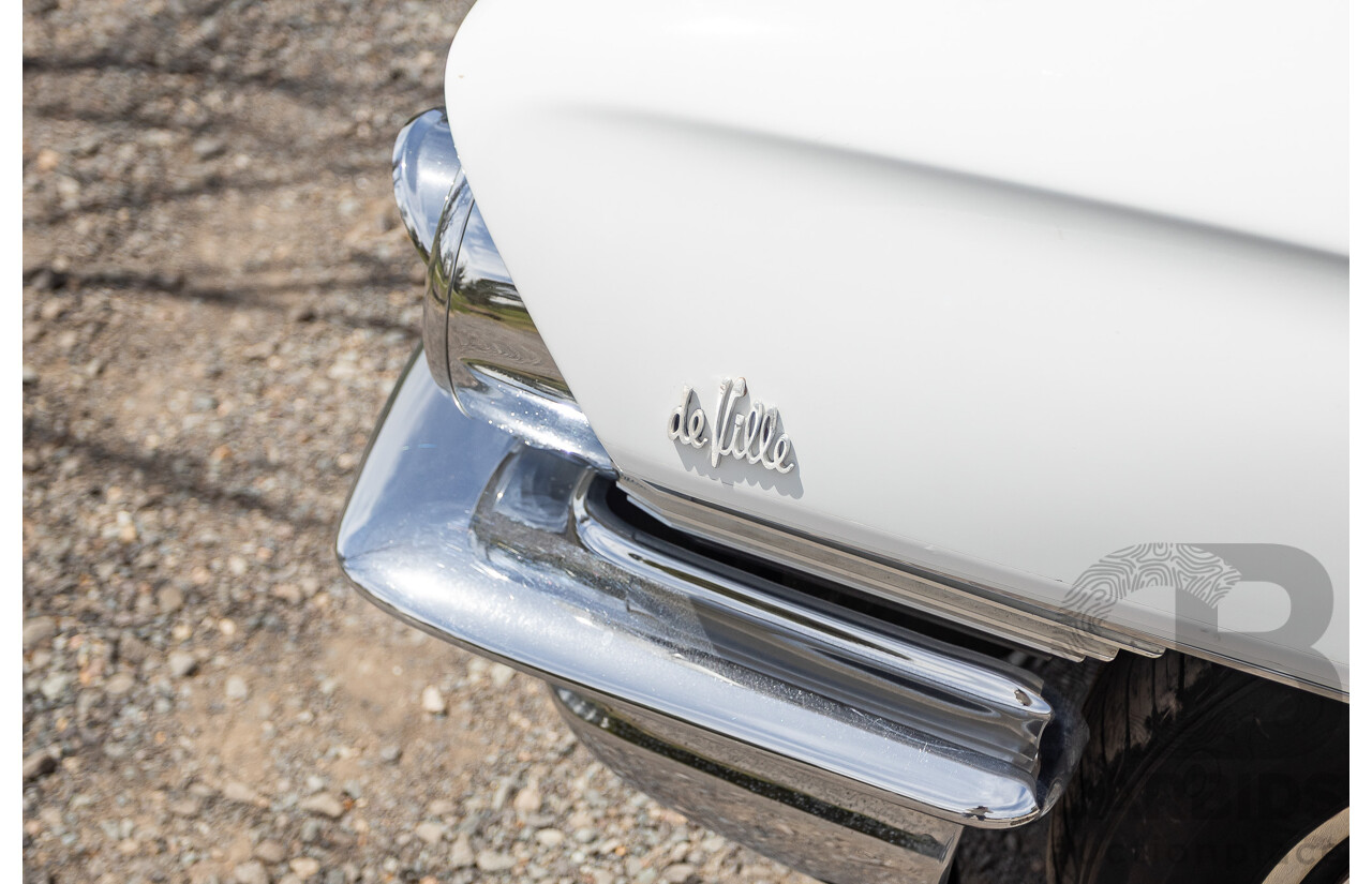 01/1961 Cadillac DeVille Short Deck 4d Sedan Olympic White V8 6.4L
