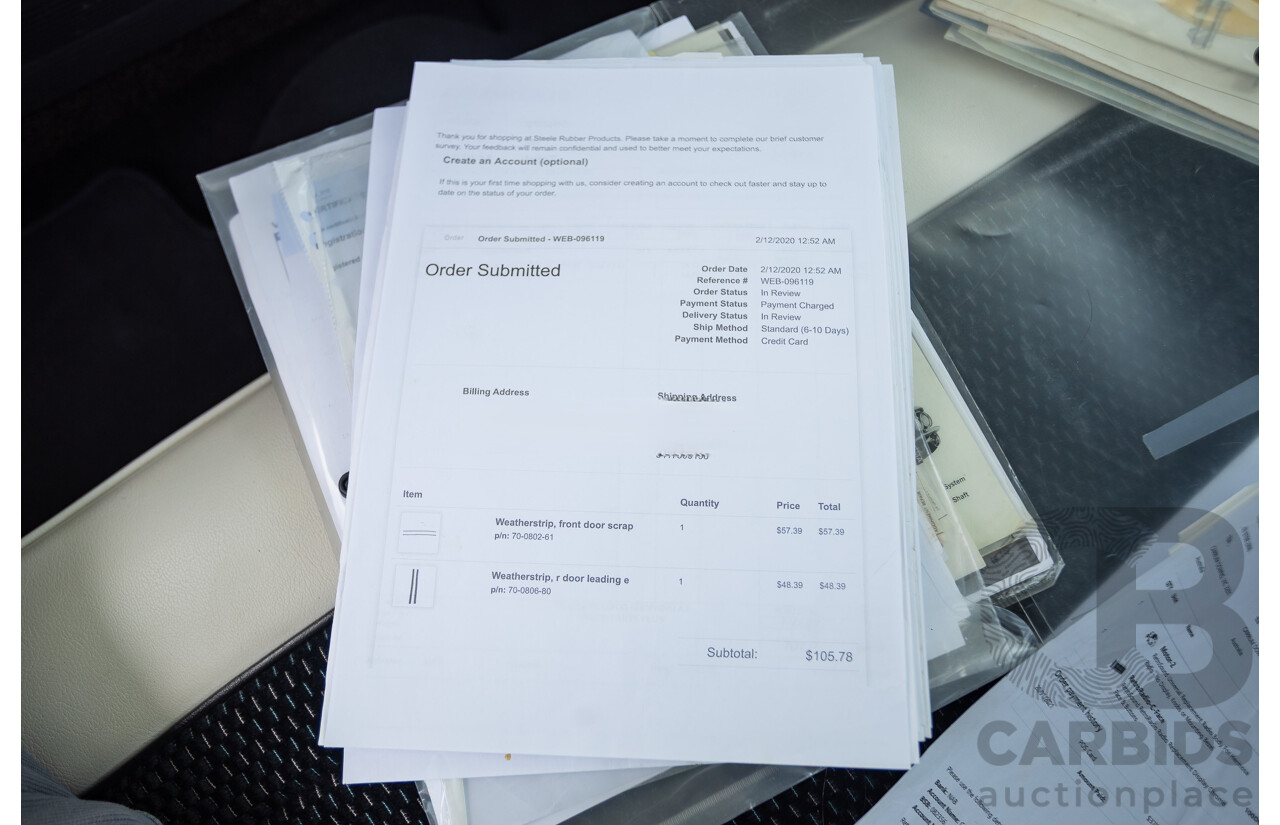 01/1961 Cadillac DeVille Short Deck 4d Sedan Olympic White V8 6.4L