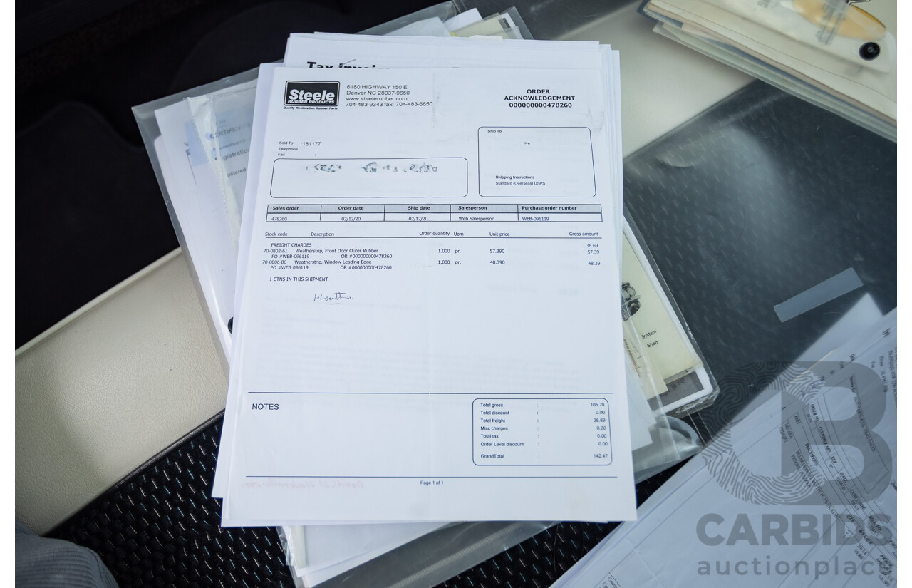 01/1961 Cadillac DeVille Short Deck 4d Sedan Olympic White V8 6.4L