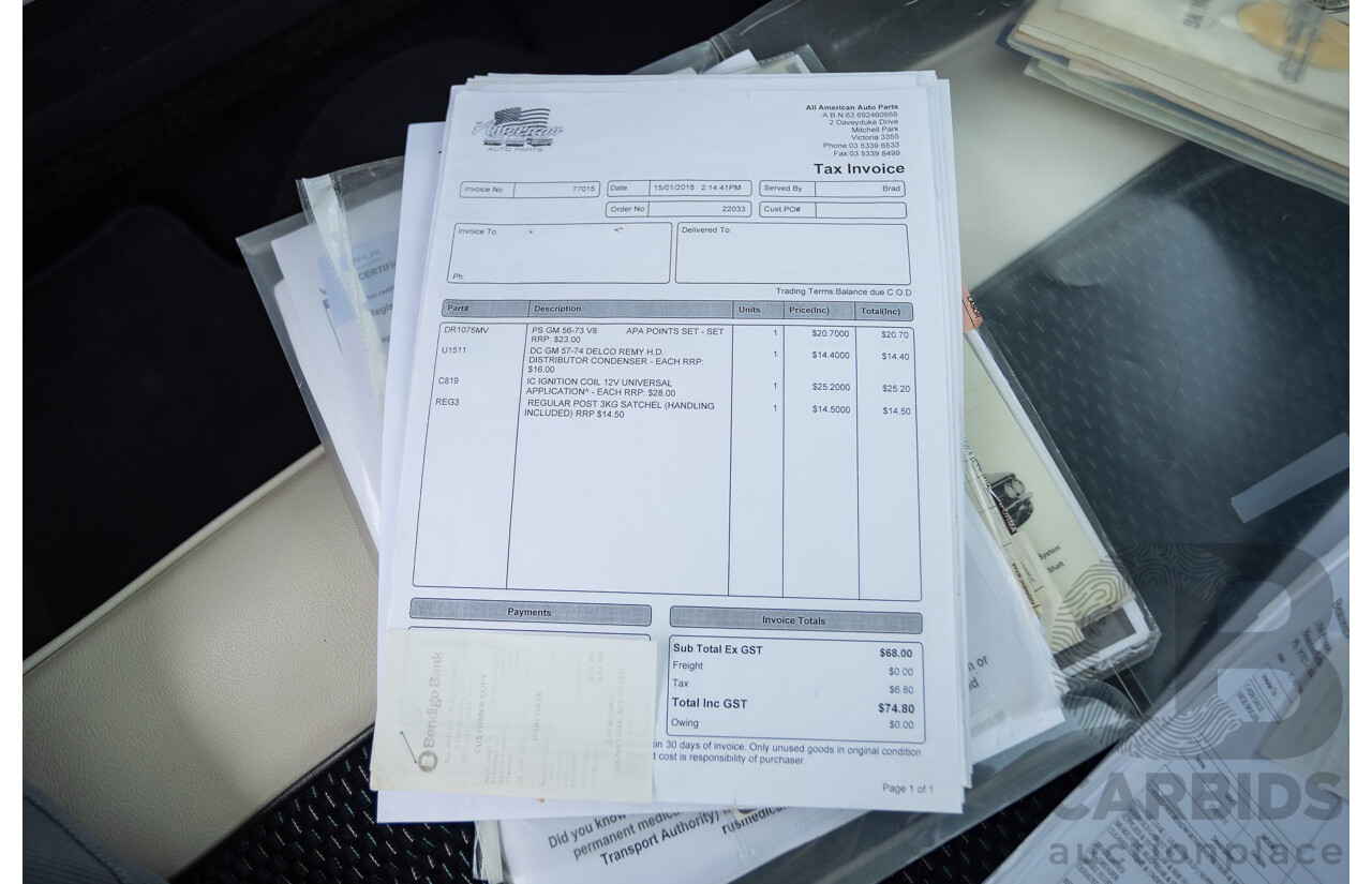 01/1961 Cadillac DeVille Short Deck 4d Sedan Olympic White V8 6.4L