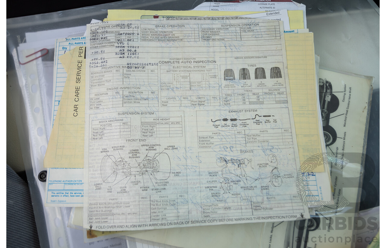 01/1961 Cadillac DeVille Short Deck 4d Sedan Olympic White V8 6.4L