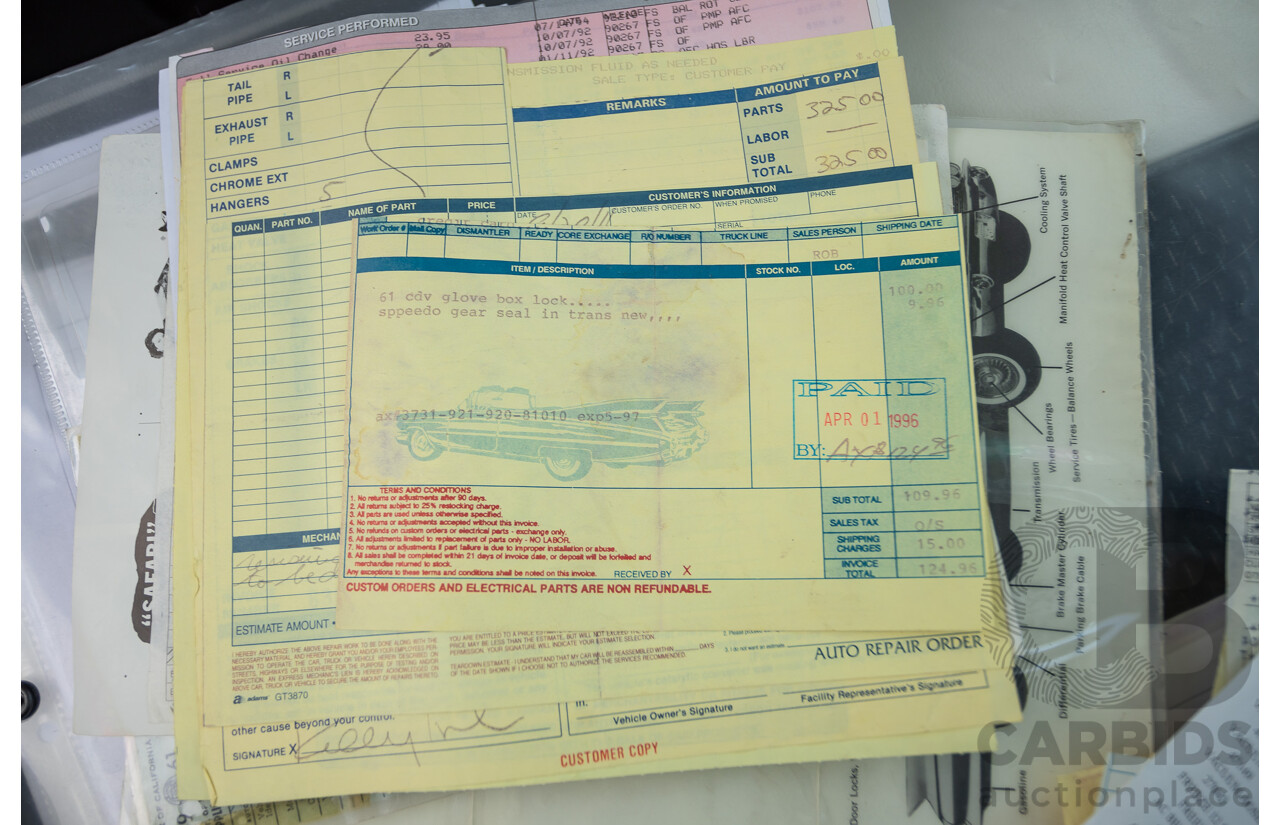 01/1961 Cadillac DeVille Short Deck 4d Sedan Olympic White V8 6.4L