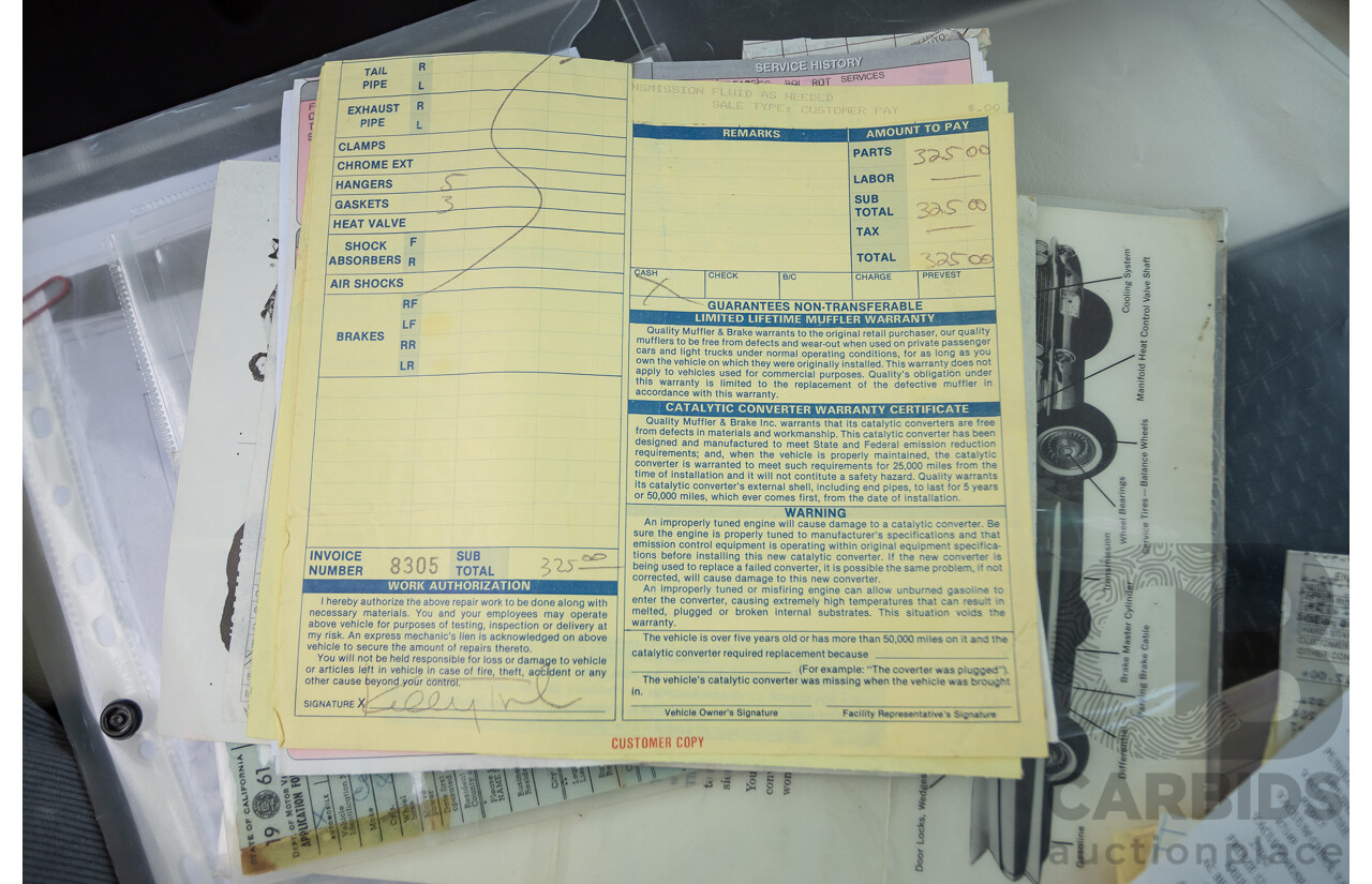 01/1961 Cadillac DeVille Short Deck 4d Sedan Olympic White V8 6.4L