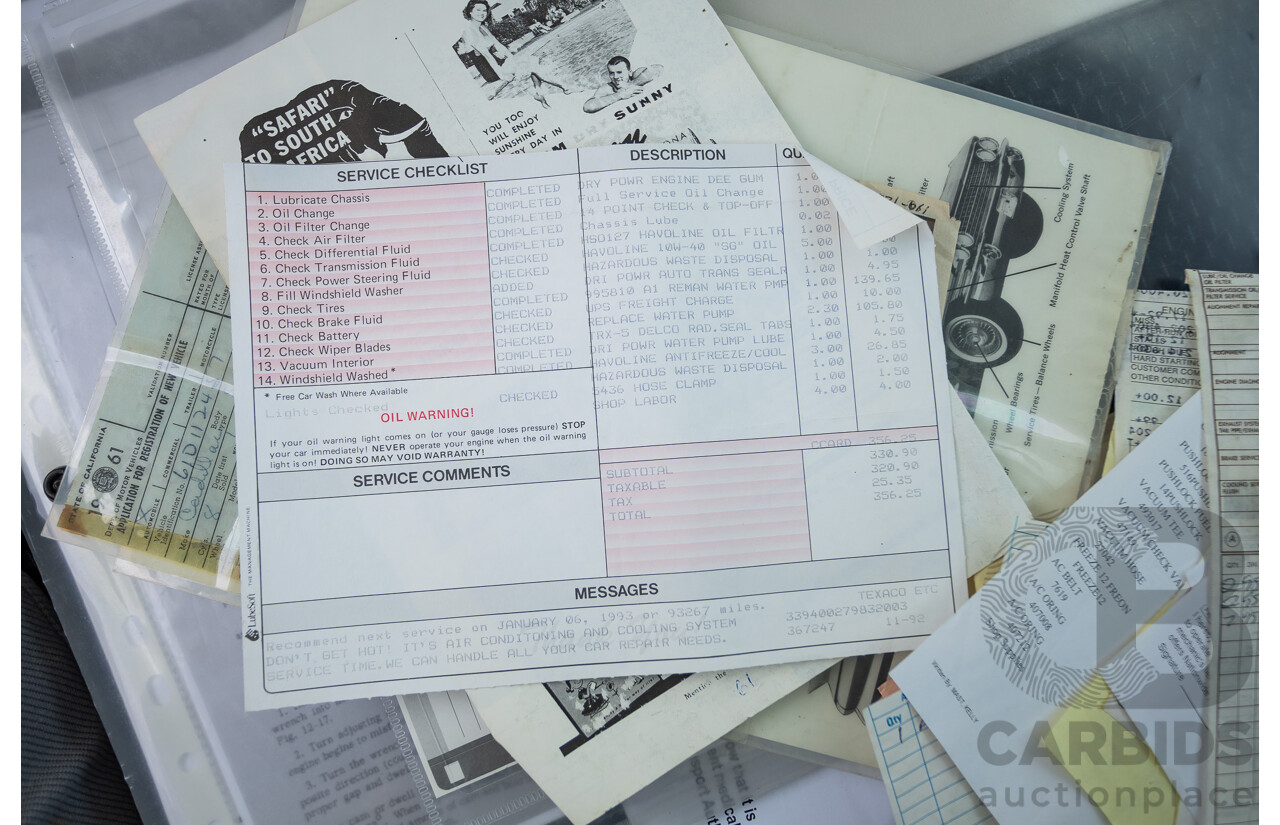 01/1961 Cadillac DeVille Short Deck 4d Sedan Olympic White V8 6.4L