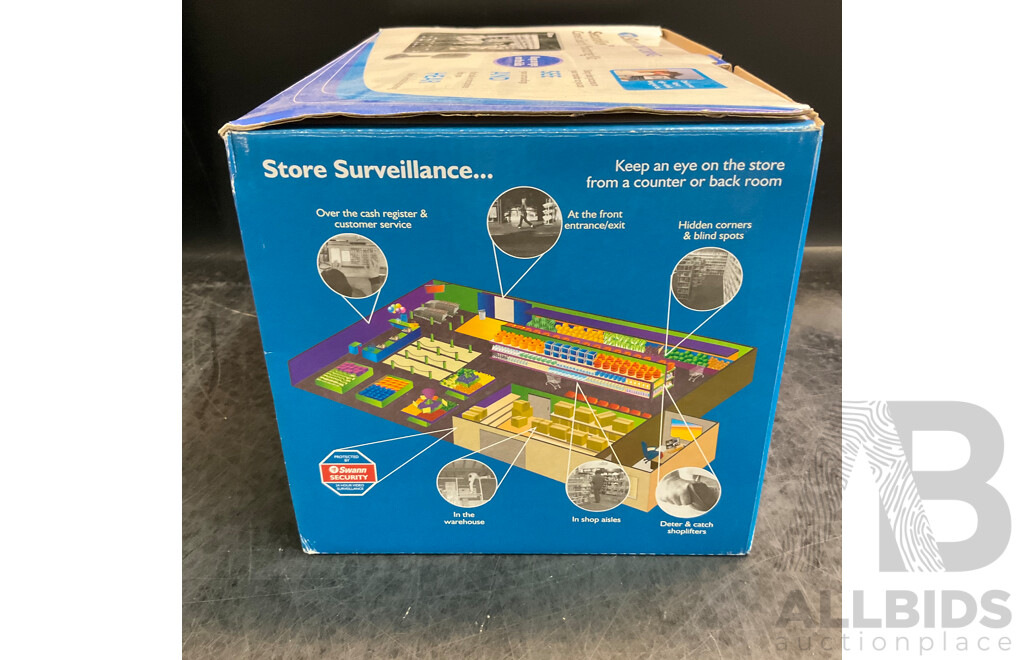 Swann Wireless Door Chime Twin Pack & SecuraView Camera Security Monitoring Kit - Lot of 2