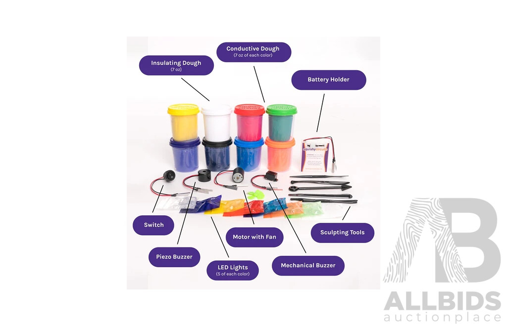 Squish Circuits Deluxe Kit & SENNHEISER VOIP Headset - Lot of 2