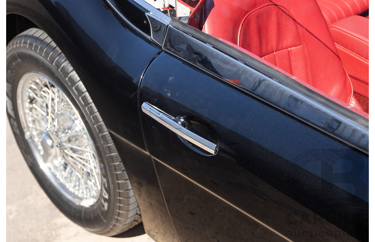 1/1964 Austin Healey 3000 MKIII BJ8 Phase 1 2+2 2d Convertible Black 2.9L