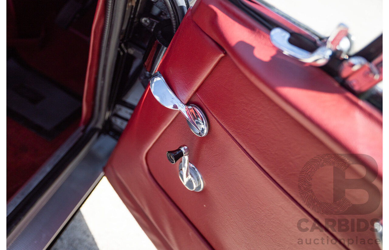 1/1964 Austin Healey 3000 MKIII BJ8 Phase 1 2+2 2d Convertible Black 2.9L