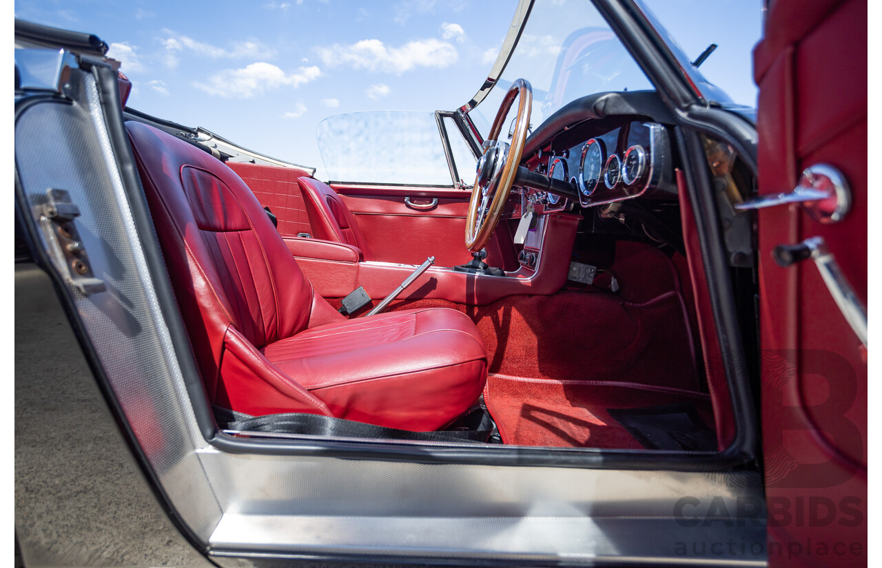 1/1964 Austin Healey 3000 MKIII BJ8 Phase 1 2+2 2d Convertible Black 2.9L