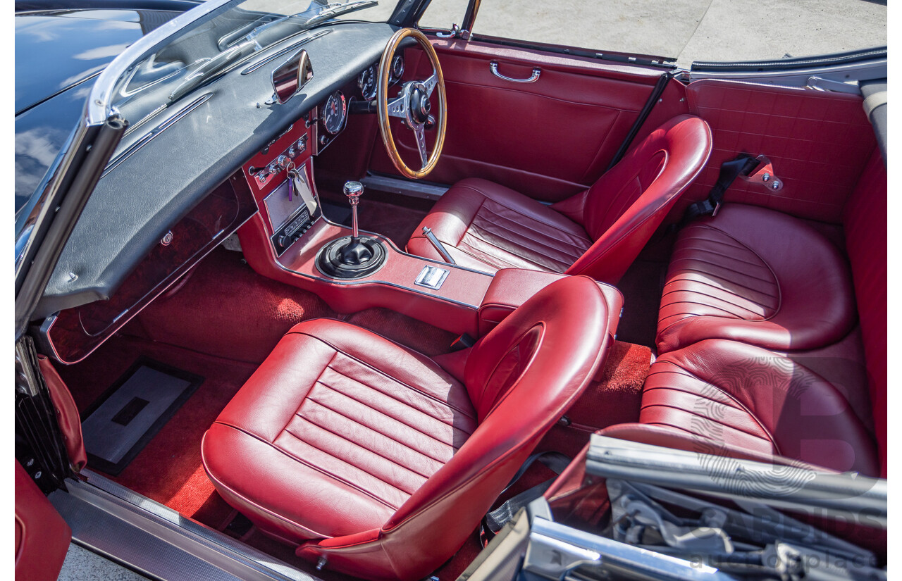 1/1964 Austin Healey 3000 MKIII BJ8 Phase 1 2+2 2d Convertible Black 2.9L